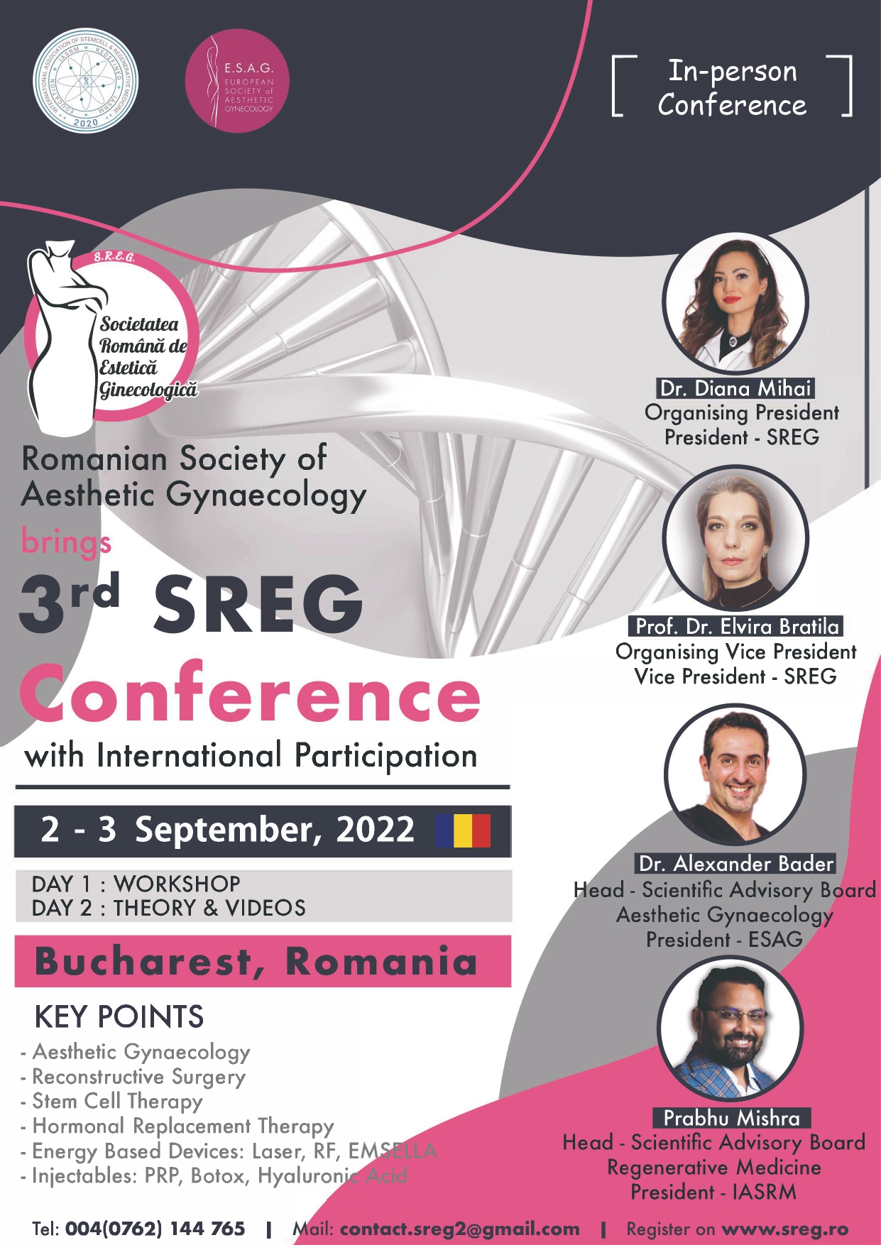 SREG Conference 2022, 2-3 September 2022